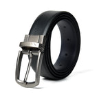 Nawaabi Executive Profile Leather Belt – Lined black