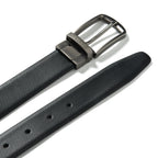 Nawaabi Executive Profile Leather Belt – Lined black