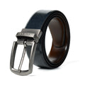 Nawaabi Executive Profile Leather Belt – Plain Black