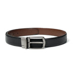 Nawaabi Executive Profile Leather Belt – Pebble Textured Black