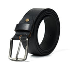 Nawaabi Leather belt - Carbon Black