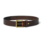 Nawaabi Leather belt - Carbon Brown