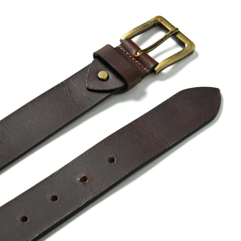 Nawaabi Leather belt - Carbon Brown